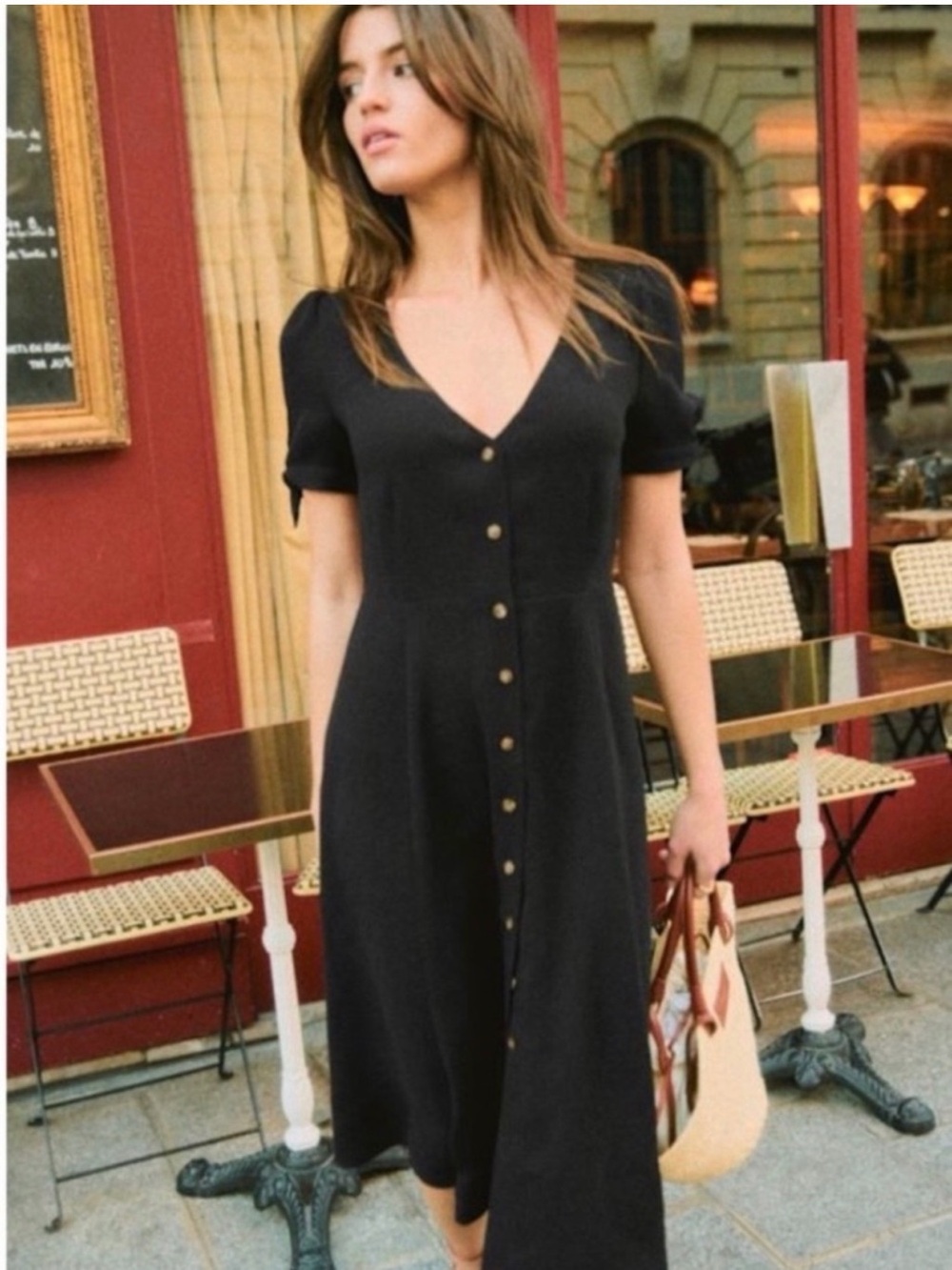 Sezane Vic dress black